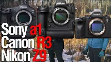 Sony a1 vs Canon R3 vs Nikon Z9 ! ( DPreview TV)