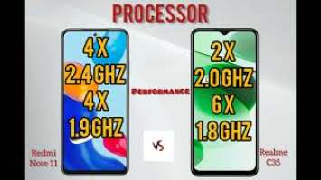 Xiaomi Redmi Note 11 vs Realme C35 (Specifications Comparison)