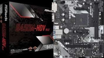 AsRock B450M-HDV R4.0 - Motherboard Unboxing and Overview