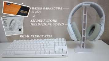 ⌨️ Royal Kludge RK87 87 Keys and  Razer Barracuda X 2022 Unboxing