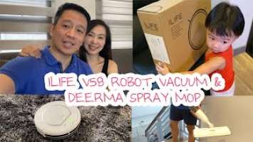 Unboxing and Review: ILIFE Robot Vacuum V58 and Deerma Spray Mop