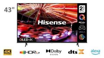 Hisense 43E7HQ 43 Inch QLED Gaming Series 4K HDR Smart TV