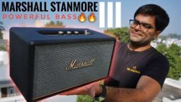 Marshall Stanmore III Bluetooth Speaker with Perfect Bass  Detailed Review with Sound Test ⚡⚡
