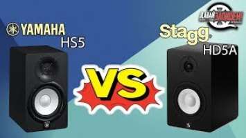 Студийные мониторы STAGG HD5A (сравниваем с YAMAHA HS5)