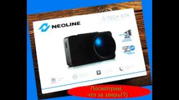 Распаковка и обзор видеорегистратора от NEOLINE G TECH X74