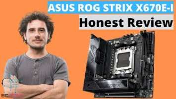 BEST MINI ITX MOTHERBOARD FOR RYZEN 7000 SERIES? ASUS ROG STRIX X670E-I GAMING WIFI REVIEW!
