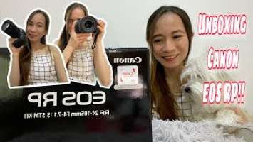 Unboxing CANON EOS RP/ with free 24-105 mm kit lens/ mirrorless