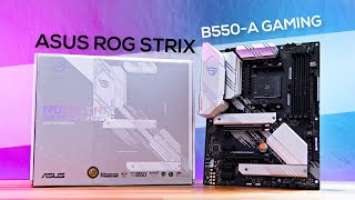 ASUS ROG Strix B550-A Review - Gorgeous Black and White Motherboard!