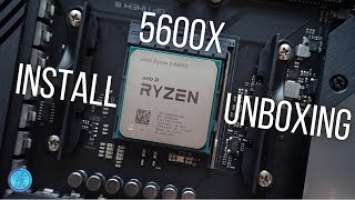 AMD Ryzen 5 5600x Unboxing & Installation