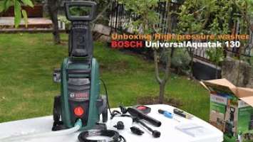 Unboxing High pressure washer BOSCH UniversalAquatak 130 - Bob The Tool Man