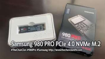 TechTalk: Samsung 980 Pro PCIe 4.0 NVMe M.2 Drive - Unboxed, Installed, and Benchmarked!