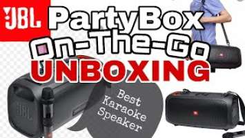 JBL PartyBox On-The-Go Unboxing | The Best Karaoke Speaker