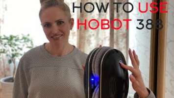 How to Use HOBOT-388 Window Cleaning Robot with Ultrasonic Water Spray - Video Manual (ver.2)