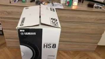 UNBOXING - YAMAHA HS8 studio monitors