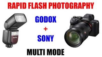 Continuous Shooting Flash for Sony Alpha Cameras w/ Godox Speedlight [ V860 III Multi Tutorial ]