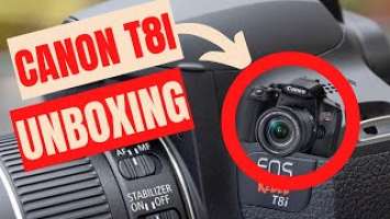 Canon T8i (850D) Unboxing & First Look