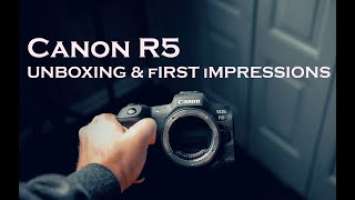 Unboxing Canon EOS R5 | Canon EOS R5 Unboxing and R5 footage