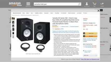 The Greatness Of The Yamaha Hs8 Monitors!! -  A Review