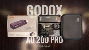 GODOX AD 200 pro Unboxing