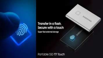 Samsung Portable SSD T7 Touch Unboxing