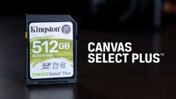 Карта памяти Canvas Select Plus SD — Kingston Technology