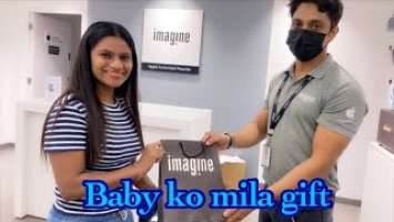 Apple Airpods Pro 2nd Generation unboxing || Baby ko mila navratri gift | Imagine Store Punjabi Bagh