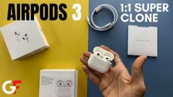 Apple AirPods 3 Magsafe Charging Unboxing & Review | 1:1 Super Clone All Working | By G Factory