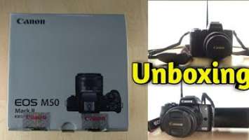 Canon M50 mark ii camera unboxing