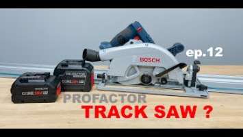 Bosch 18v STRONG ARM circular saw with TRACK compatibility Review | GKS18v-25GCN | ep.12 | Track saw