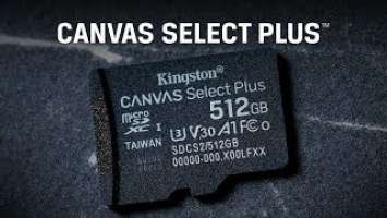 Карта памяти для смартфонов и планшетов Android — Canvas Select Plus microSD — Kingston Technology