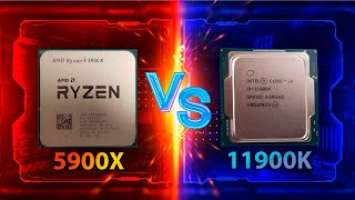 Ryzen 9 5900X vs Core i9-11900K, Rocket Lake против Zen 3, сравнение лучших топ CPU 2021