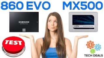 Samsung 860 EVO vs Crucial MX500 - Which Should You Buy?