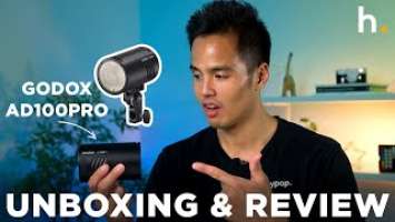 Godox AD100 Pro Portable Outdoor Pocket Flash | Unboxing & Review