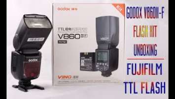 Godox V860II-F flash unboxing