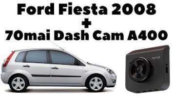 Ford Fiesta MK6 Установка видеорегистратора 70mai A400