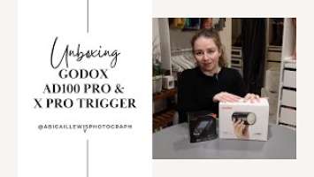 Unboxing Godox AD100 Pro & X PRO Trigger