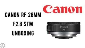 Canon RF 28mm f2.8 Unboxing | ASMR