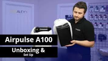 Airpulse A100 Unboxing & Set-up - Active Bookshelf Speakers