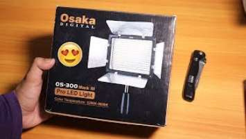Best Video Light Under 3000/- || Osaka OS 300 Mark III Unboxing & Impressions