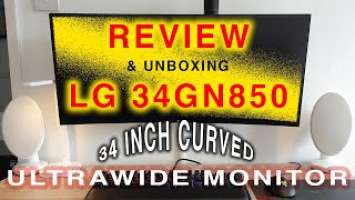 LG 34GN850 Ultrawide monitor - review and unboxing - It's great, but with ONE issue.