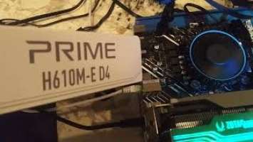 Review Asus H610m-E D4 motherboard, it's cheap for a reason!
