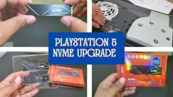 Playstation 5 NVME SSD Upgrade ADATA Gammix S70 Blade