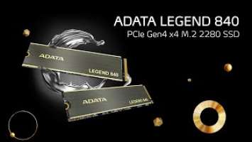 ADATA LEGEND 840 PCIe Gen4 x4 M.2 2280 SSD