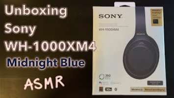 Unboxing Sony WH-1000XM4 Midnight Blue