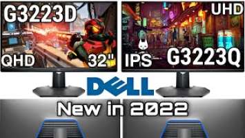 Dell 32" Next Gen IPS G3223D G3223Q 1440p/4K Monitors