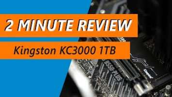 The Kingston KC3000 1TB SSD's speed blew us away - Review