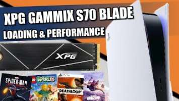 XPG GAMMIX S70 BLADE PS5 SSD Test 1