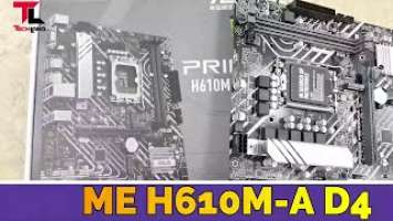 H610M A D4 Asus Prime 12th Gen Motherboard Unboxing | Tech Land
