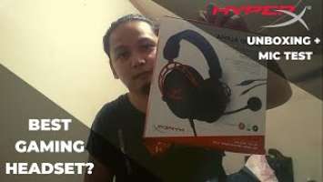 Best Headset for Gaming? | Hyperx Cloud Alpha Pro Gaming Headset Unboxing + Mic Test in PS4 and PC