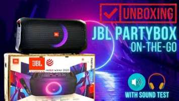 JBL PartyBox On -The-Go UNBOXING & Sound Test